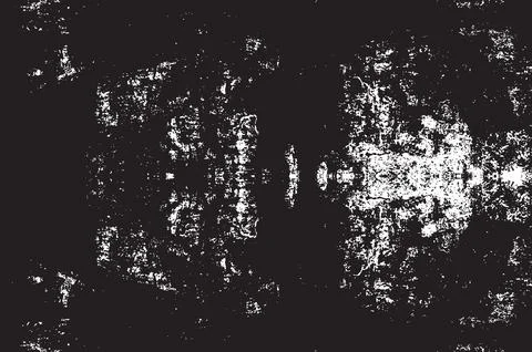 Grunge Black And White Vector Texture. Dark Dust Overlay Distress Background Illustrazione stock