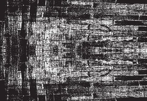 Grunge Black And White Vector Texture. Dark Dust Overlay Distress Background Stock Illustration
