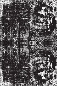 Grunge Black And White Vector Texture. Dark Dust Overlay Distress Background Stock Illustration
