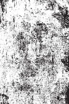 Grunge Black And White Vector Texture. Dark Dust Overlay Distress Background Stock Illustration