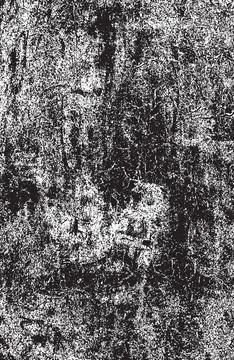Grunge Black And White Vector Texture. Dark Dust Overlay Distress Background Stock Illustration