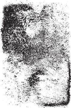 Grunge Black And White Vector Texture. Dark Dust Overlay Distress Background Illustrazione stock