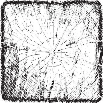Grunge Black And White Vector Texture. Dark Dust Overlay Distress Background Stock Illustration