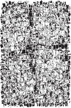 Grunge Black And White Vector Texture. Dark Dust Overlay Distress Background Illustrazione stock