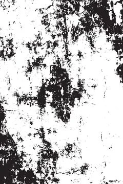 Grunge Black And White Vector Texture. Dark Dust Overlay Distress Background Stock Illustration