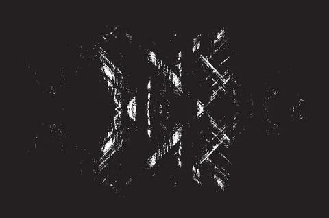 Grunge Black And White Vector Texture. Dark Dust Overlay Distress Background Stock Illustration