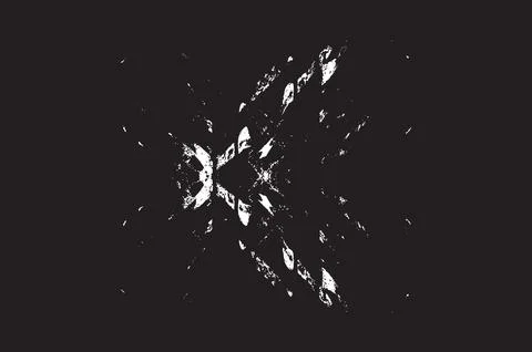 Grunge Black And White Vector Texture. Dark Dust Overlay Distress Background Stock Illustration
