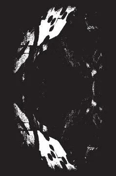 Grunge Black And White Vector Texture. Dark Dust Overlay Distress Background Stock Illustration