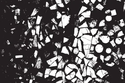 Grunge Black And White Vector Texture. Dark Dust Overlay Distress Background Illustrazione stock