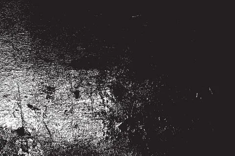 Grunge Black And White Vector Texture. Dark Dust Overlay Distress Background Stock Illustration