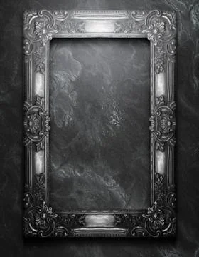 Grunge black frame Stock Illustration