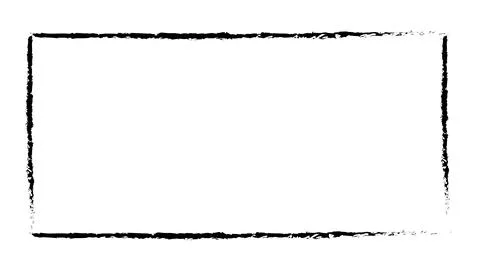 Grunge black frame, vector illustration. Stock Illustration