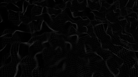 Grunge black net ripple texture landscape abstract background Stock Footage 313453058