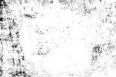 Grunge black texture on white background (Vector). Use for decoration, aging  Illustrazione stock