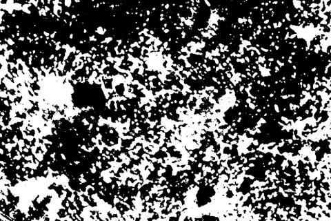 Grunge black texture on white background (Vector). Use for decoration, aging  Stock Illustration