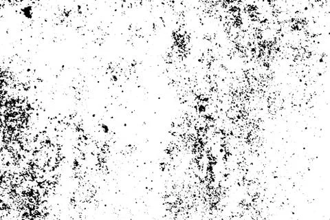 Grunge black texture on white background (Vector). Use for decoration, aging  스톡 일러스트