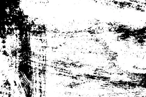 Grunge black texture on white background (Vector). Use for decoration, aging  Illustrazione stock