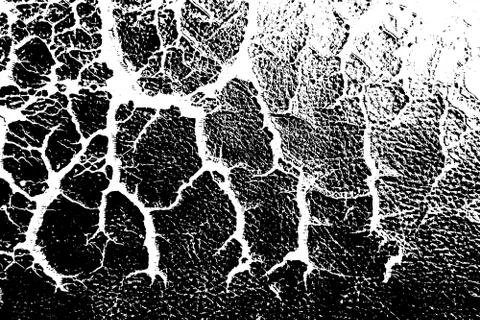 Grunge black texture on white background (Vector). Use for decoration, aging  Stock Illustration