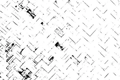 Grunge black texture as wicker shape on white background (Vector). Use for de Stock Illustration