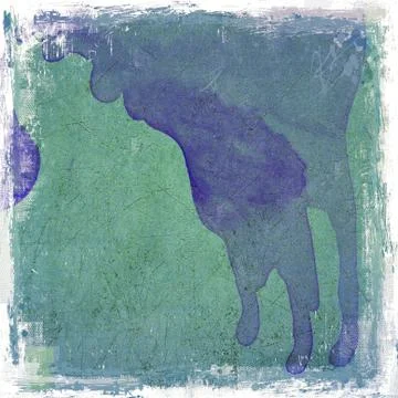 Grunge blue abstract background Stock Illustration