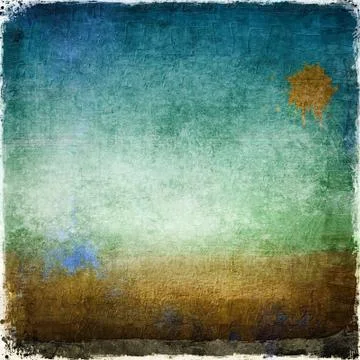Grunge blue abstract background Stock Illustration