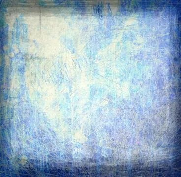 Grunge blue abstract background Stock Illustration