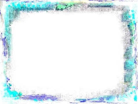 Grunge blue border background Stock Illustration