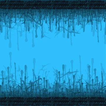 Grunge blue splash background Stock Illustration