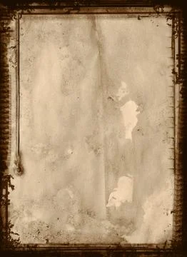 Grunge border and background Stock Illustration