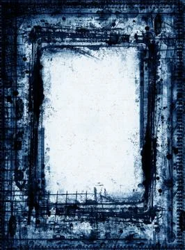 Grunge border and background Stock Illustration