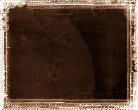 Grunge border and background Stock Illustration