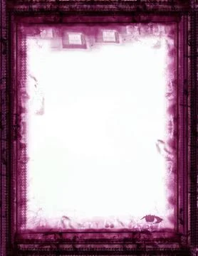 Grunge border and background Stock Illustration