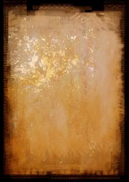 Grunge border and background Stock Illustration