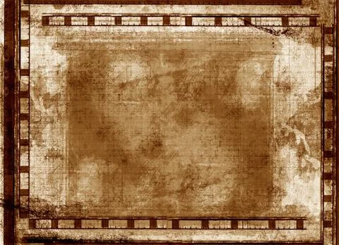 Grunge border and background Stock Illustration