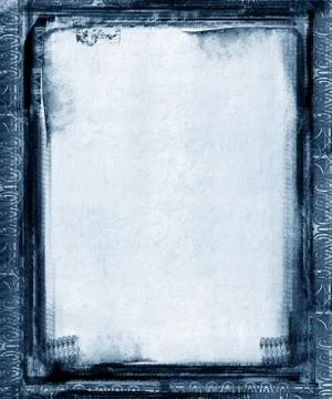 Grunge border and background Stock Illustration