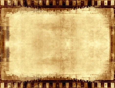 Grunge border and background Illustrazione stock