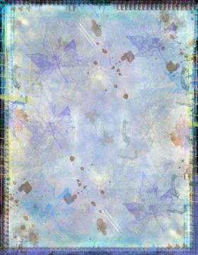 Grunge border and background Stock Illustration