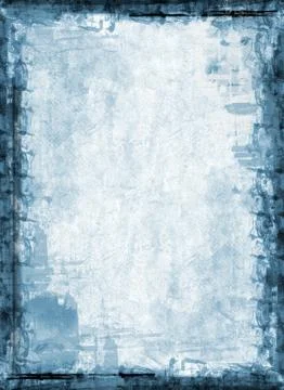 Grunge border and background Stock Illustration