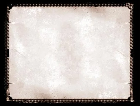 Grunge border and  background Stock Illustration