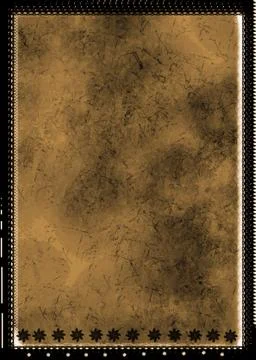 Grunge border and background Stock Illustration