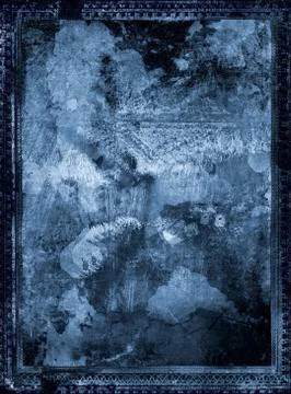 Grunge border and  background Illustrazione stock