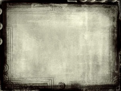 Grunge border and background Stock Illustration