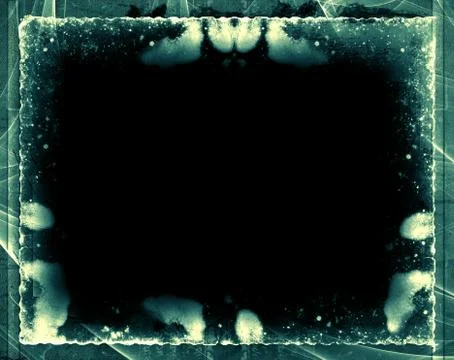 Grunge border and background Stock Illustration