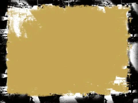Grunge border and background Stock Illustration