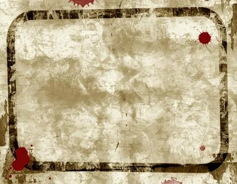 Grunge border and background Stock Illustration
