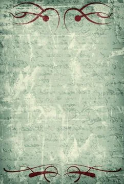 Grunge border and background Stock Illustration