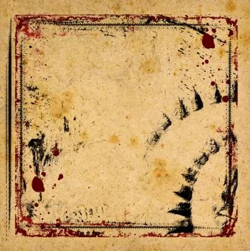 Grunge border and background Stock Illustration