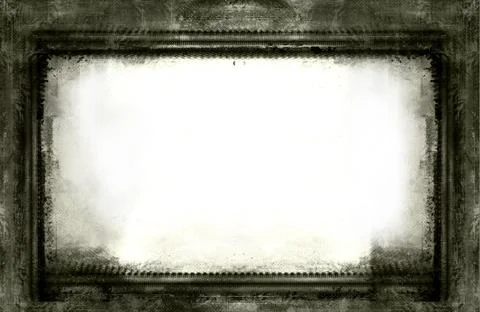 Grunge border and background Stock Illustration