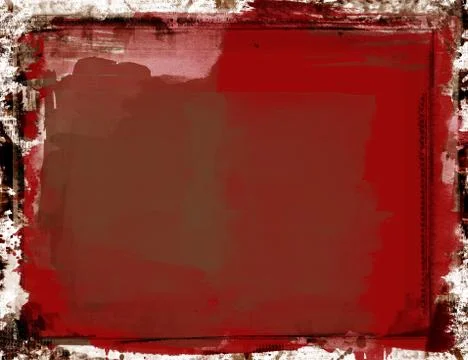 Grunge border and background Stock Illustration