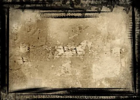 Grunge border Illustrazione stock